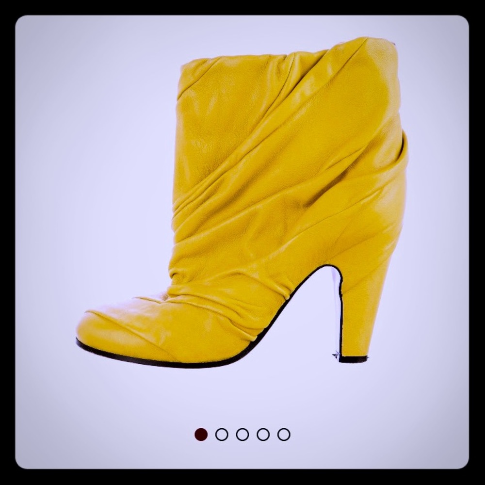 Butter soft leather yellow boots